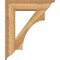 Ekena Millwork Westlake Traditional Rough Sawn Bracket w/ Offset Brace, Western Red Cedar, 8"W x 30"D x 36"H BKT0806X30X36WTL01RWR - alternate 4